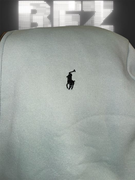 Zipped Hoodie RL baby blue