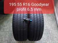 2 anvelope 195/55 R16 Goodyear profil 6.5 mm