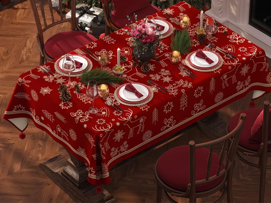 Скатерьти новый год