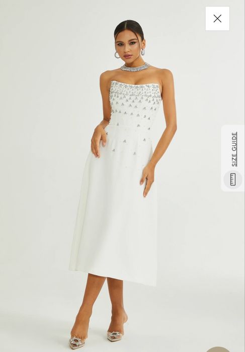 Официална рокля Miss Rosier Melisande midi dress