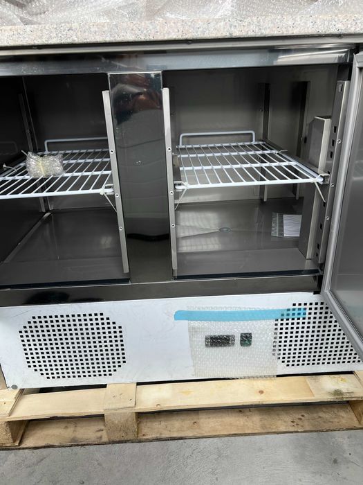 Хладилна пица маса с гранитен плот/Немска/Нова