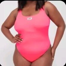 Costum de baie intreg Tommy Jeans de culoare roz