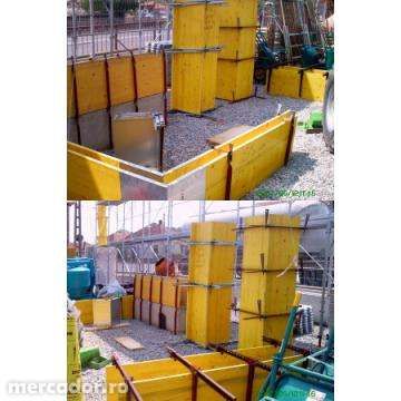 Cofraj Kaufmann K1, panou cofraj, distantieri, placa galbena , K1