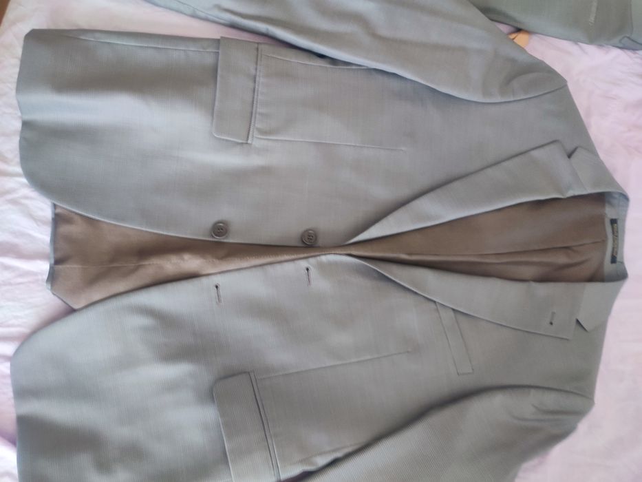 Спортно елегантен мъжки костюм fit slim