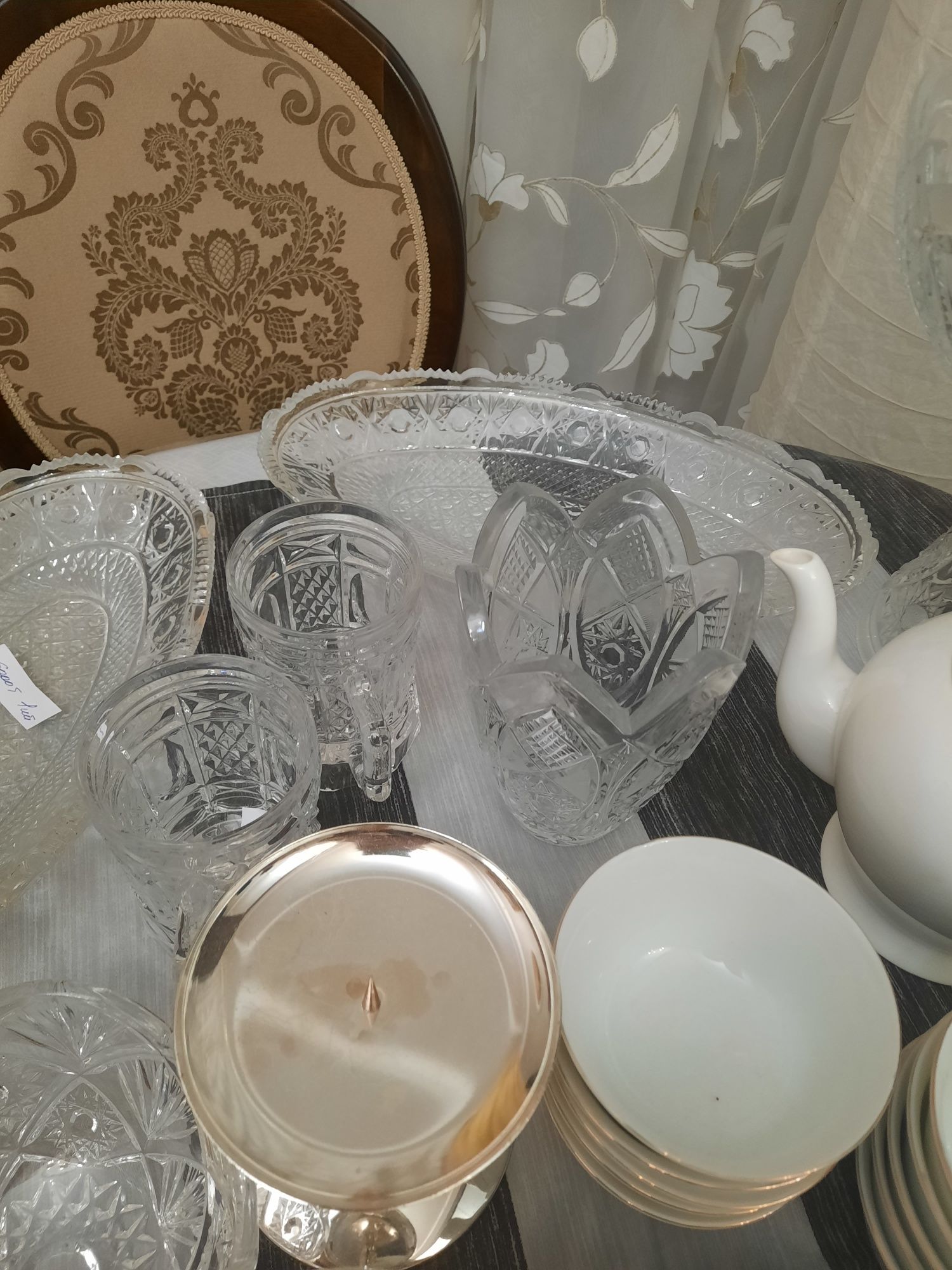 Вазы хрустальные чехословакия разные