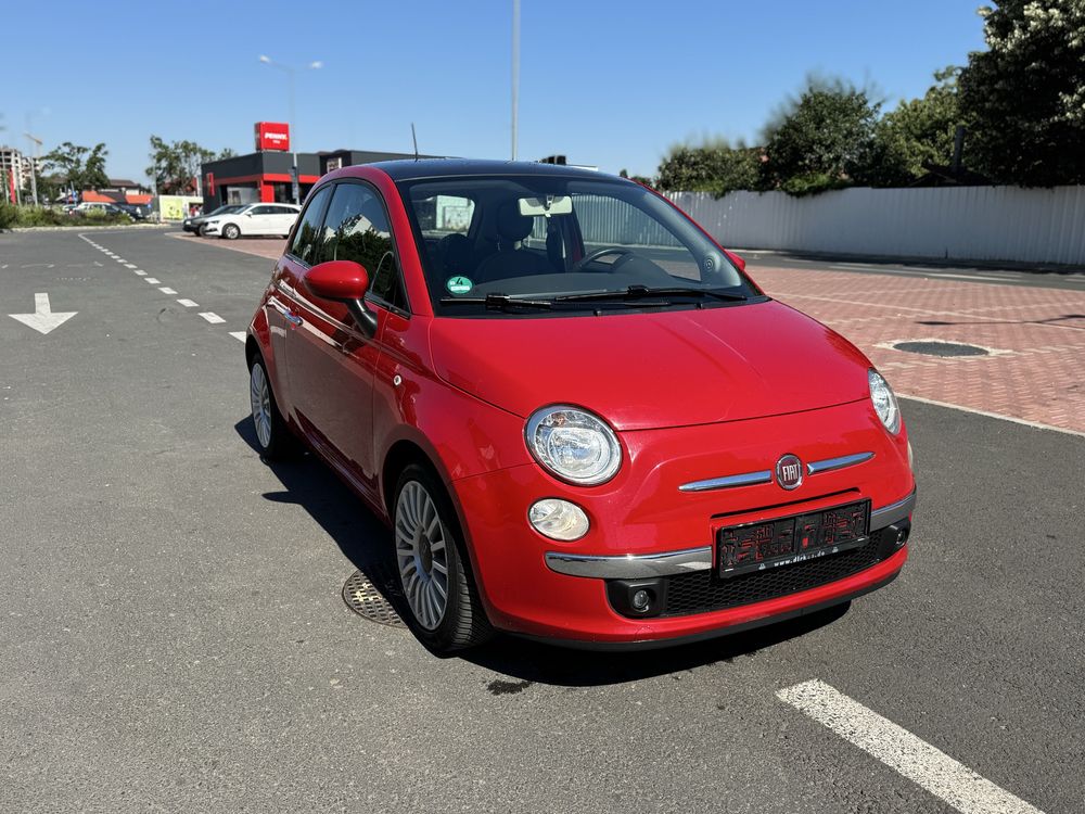 Fiat 500 cutie AUTOMATA 10.2014,128000 km,panorama,Aer Conditionat