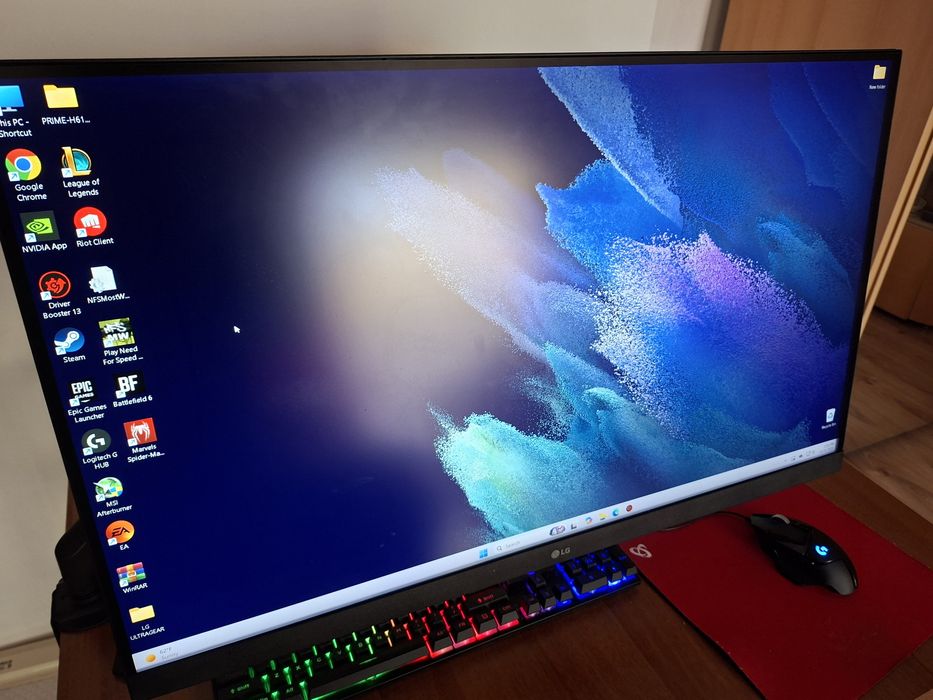 Monitor LG UltraGear  32gn650, 32 inch qhd 2560-1440p, 165 hz