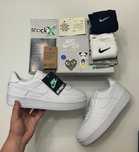 Nike Air Force 1 full white (бяло) (от 36 до 46 номер)