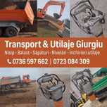 Demolari/Autobasculante/Buldoexcavator/Pamant/Nisip/Transport