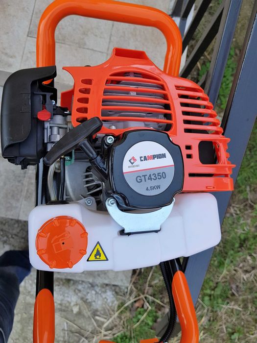 Motoburghiu/Motofreza Campion Gt4350 CP6 Burghie 150+300mm!Oferta!
