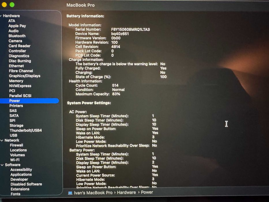 Apple Macbook Pro 14", M1 Pro, 16GB RAM, 1TB SSD