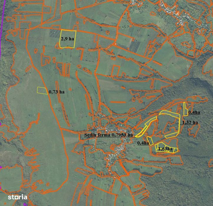 Ferma de aluni + teren turistic panoramic