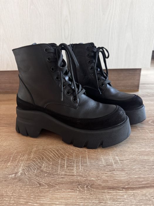 Зимни боти-чисто нови естествена кожа