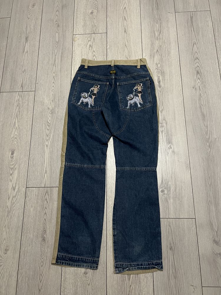 Blugi stil evisu southpole FUBU baggy y2k