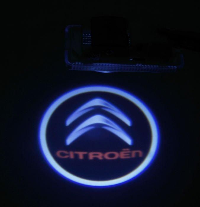 проектор led лого за врата interlook, citroen, c2 ,c3 ,c4 ,c5, c6, ...