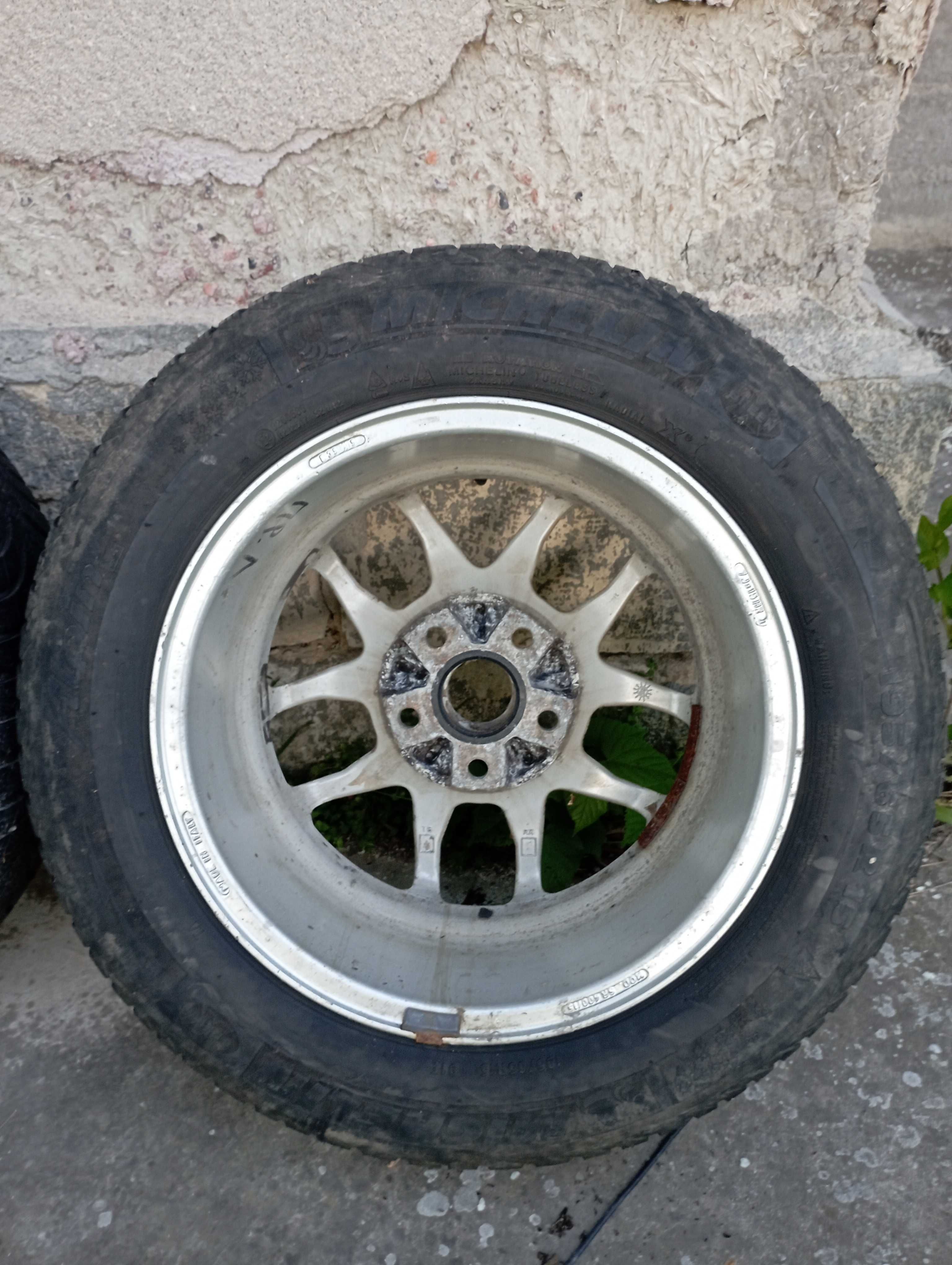 Джанти тип "Еленови рога"  15" 5х112  с гуми Michelin 195/65/15