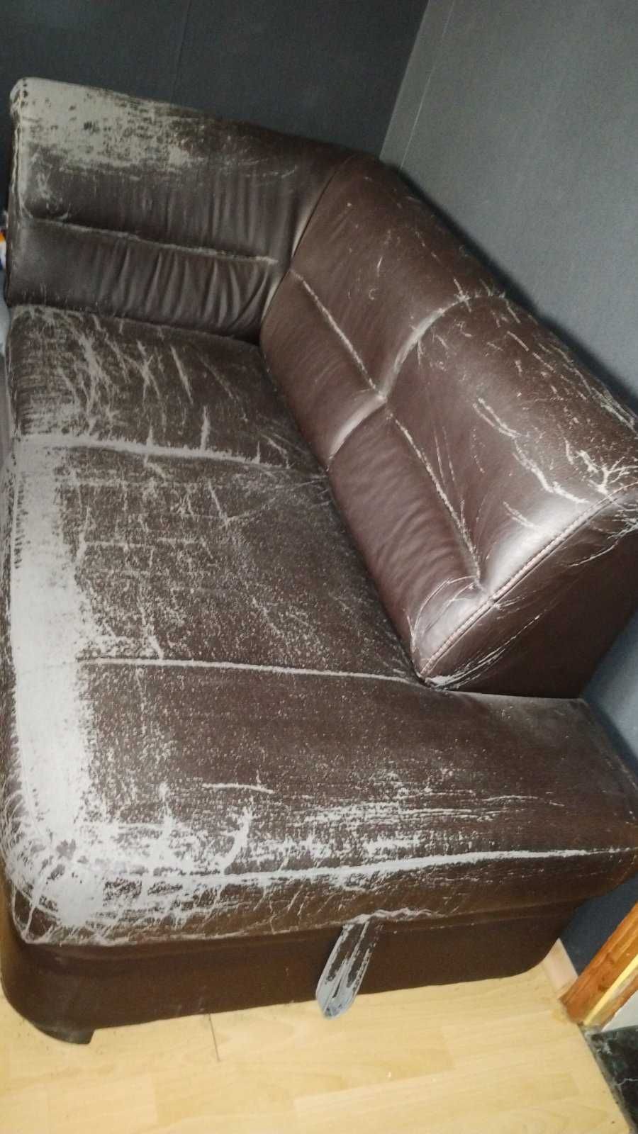 Ъглов диван с механизъм и ракла