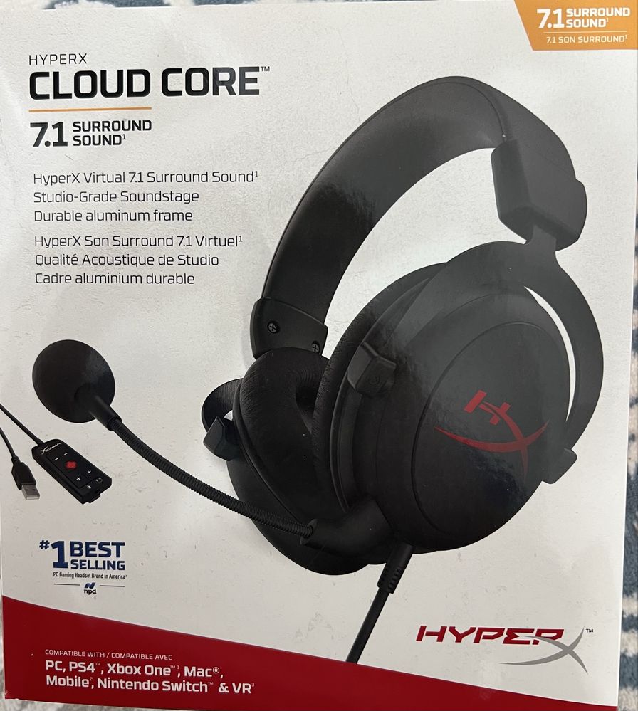 Наушники Hyper X Cloud Core 7.1