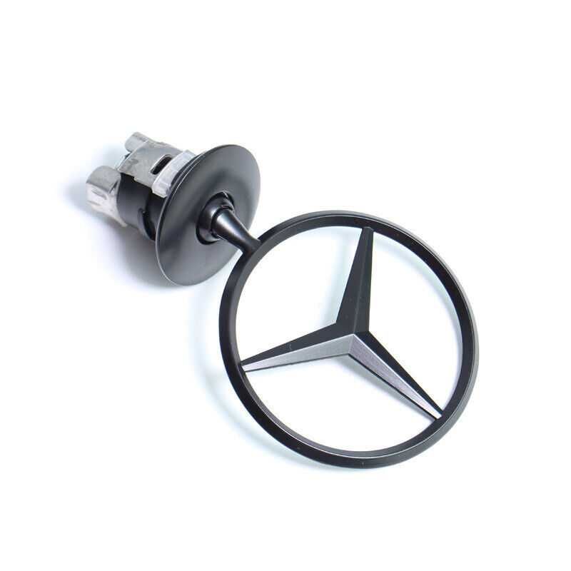 емблема за Мерцедес Mercedes-Benz 44mm черен гланц S E C CLK