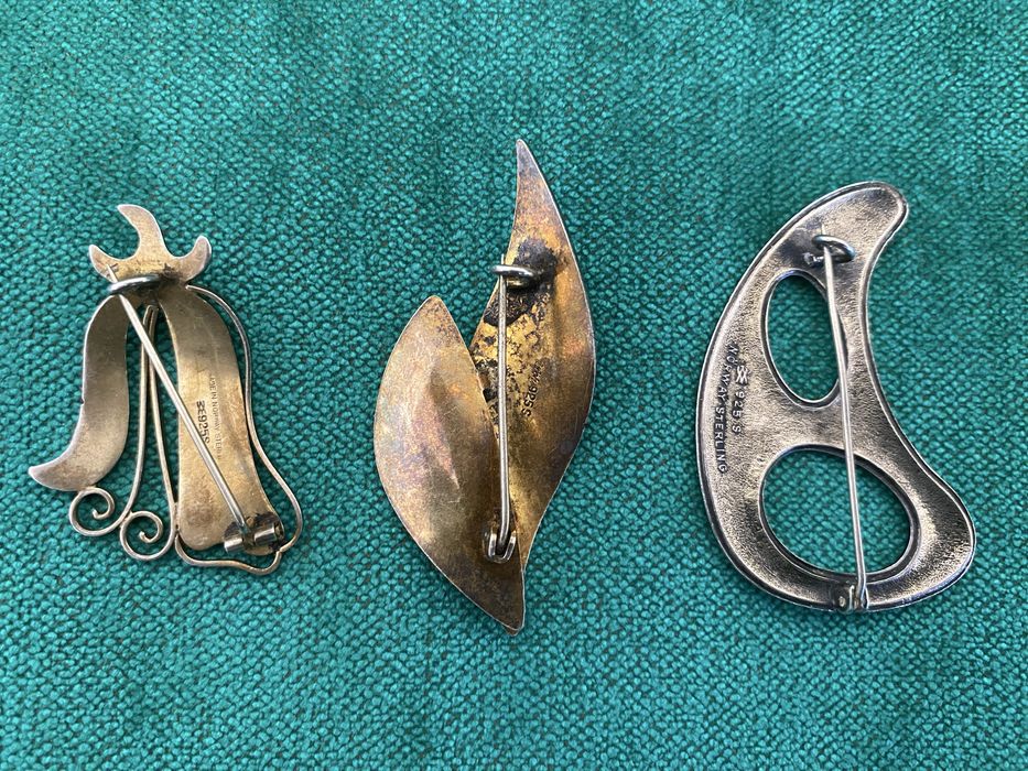 Brose argint 925 sterling Made in Norway