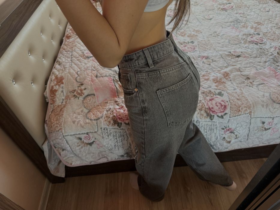 Дамски широки дънки