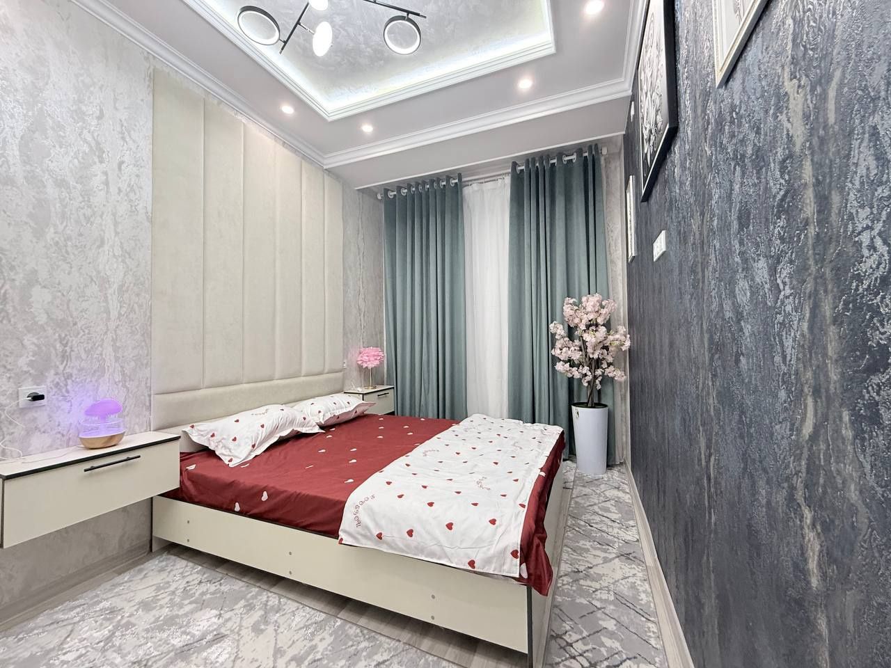 .Новостройка 2комнатная 65.000$ 44м2 евроремонт мебельтехника 13кварта