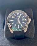 TAG Heuer Aquaracer 300M 43MM Yellow Strap Steel Black Dial