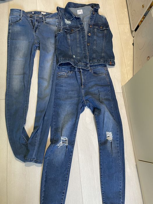 Blugi Zara + compleu Lefties  - S