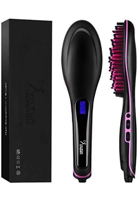 3D керамична четка преса за изправяне на коса Viktor Jurgen