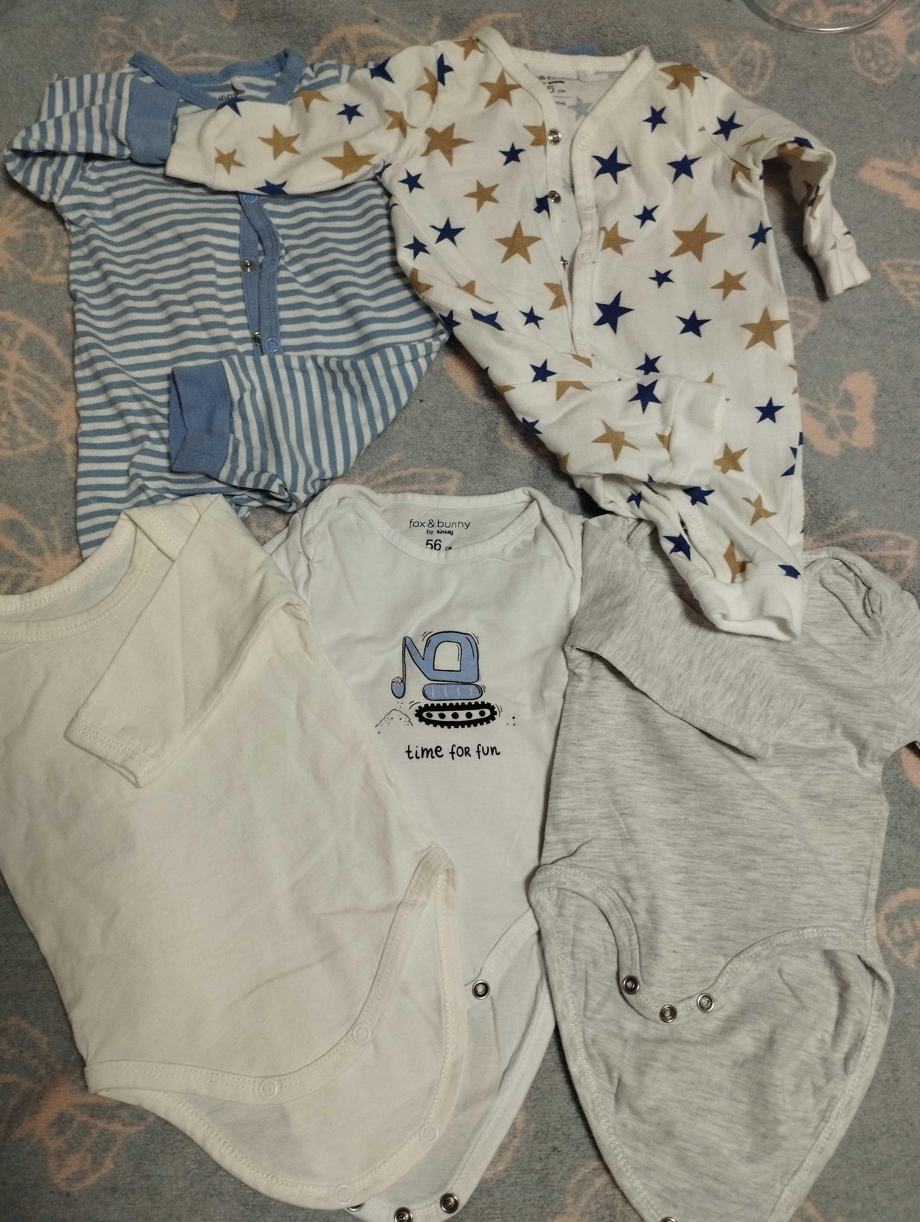 Лот дрешки за бебе/момче размер 50-56 бодита, ромпъри, якенце HM