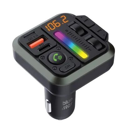 FM Bluetooth Предавател с QC3.0 & PD 20W
