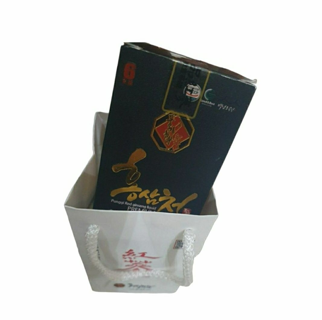 Qizil jenshen. Premium yuqori sifatligi. Женьшенни юқори сифатлик прем