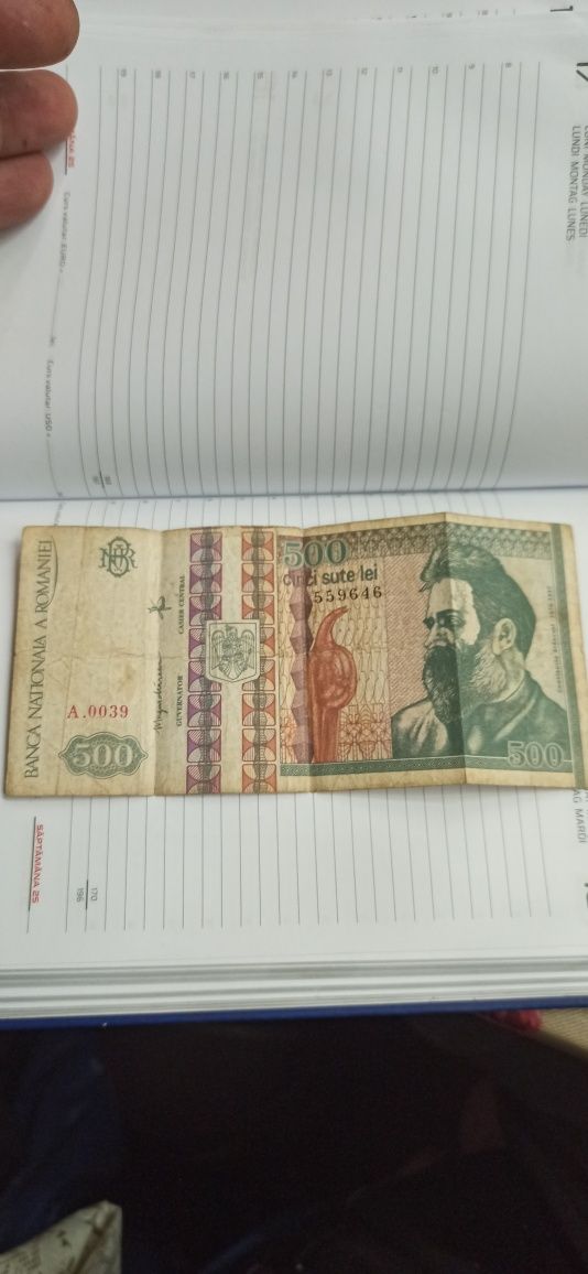 Bancnota 500 lei