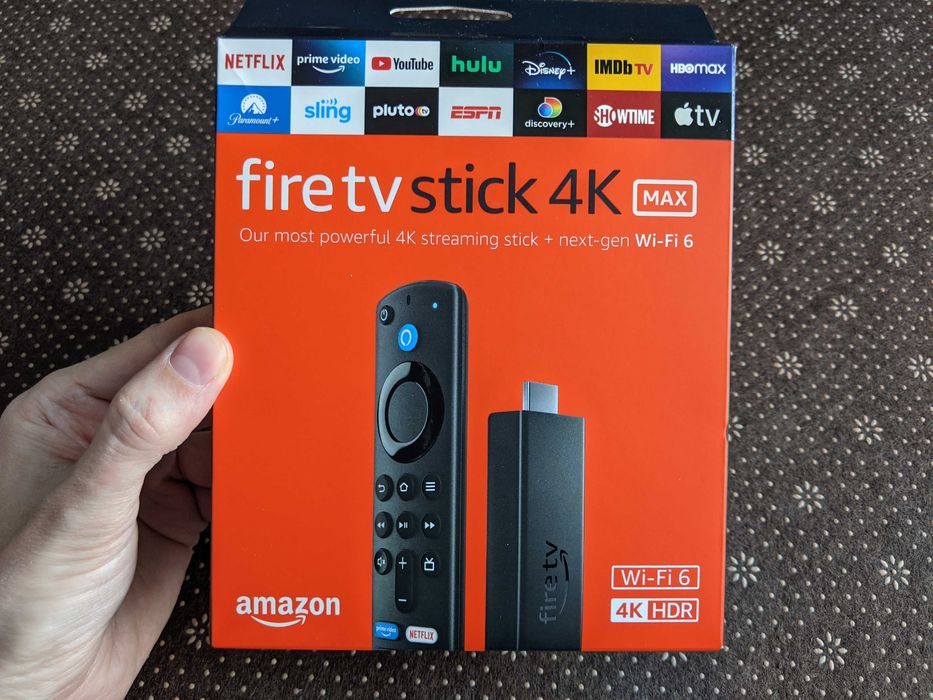 ТВ-приставка Amazon Fire TV Stick 4K MAX HDR 60FPS
