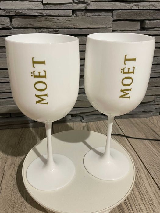 Pahare Sampanie Premium Lux 480 ml, rezistente reutilizabile petreceri