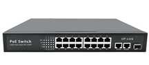 Switch POE 16FE + 2GE + 1SFP Uplink