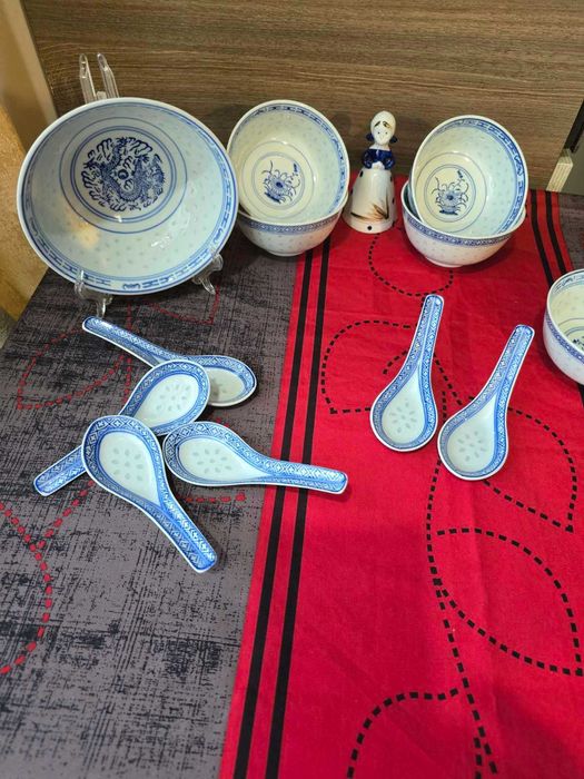 Китайски порцеланов оризов порцелан