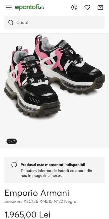 Adidasi Emporio Armani