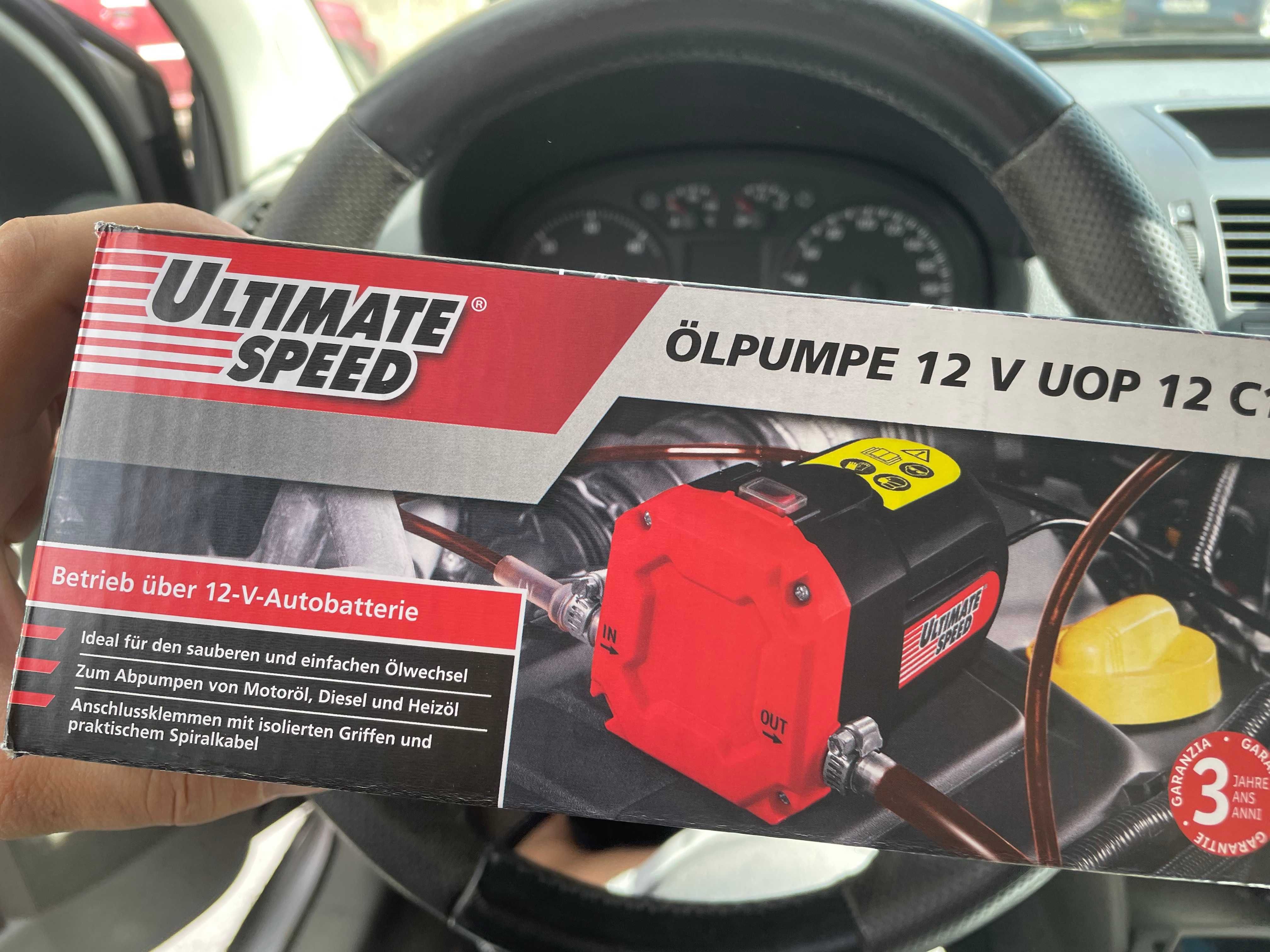 pompa ulei motor extractie la 12v - sigilat - nou nout