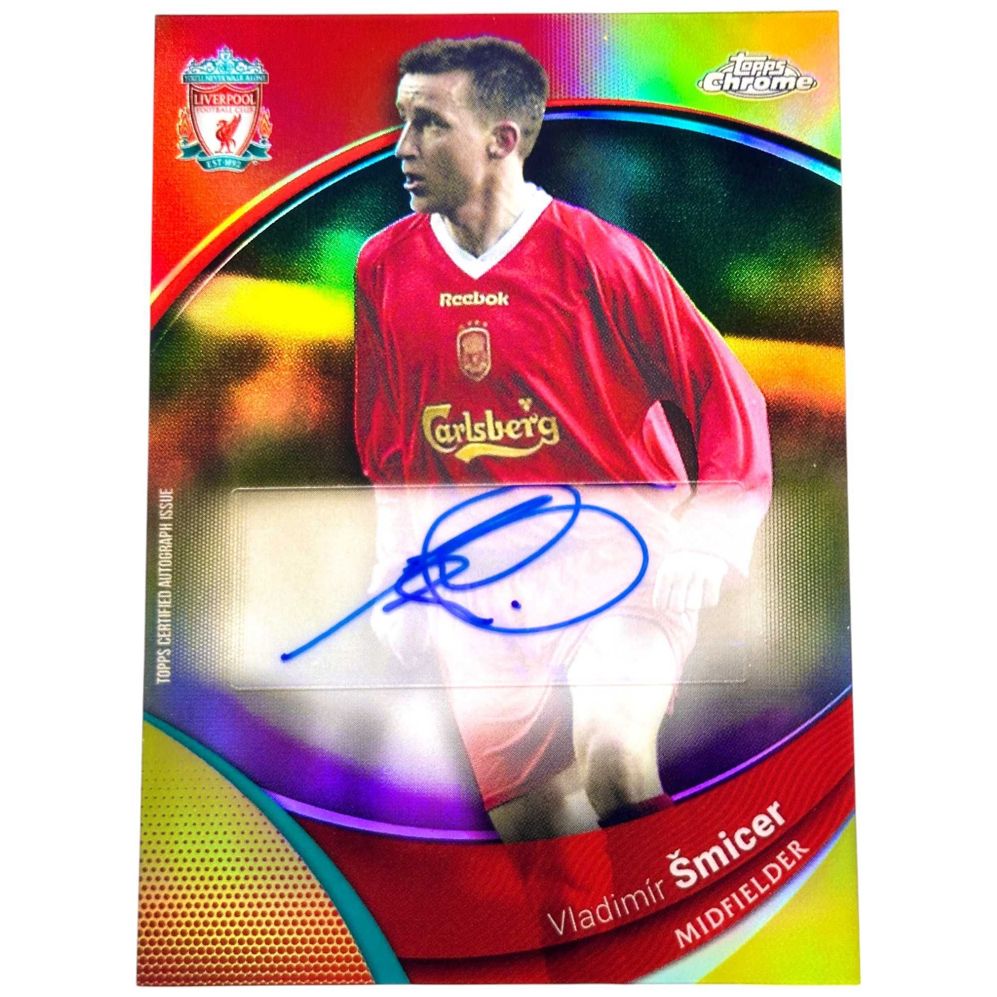 Cartonas de fotbal Vladimir Smicer/75 2023 Topps  Autograf Liverpool