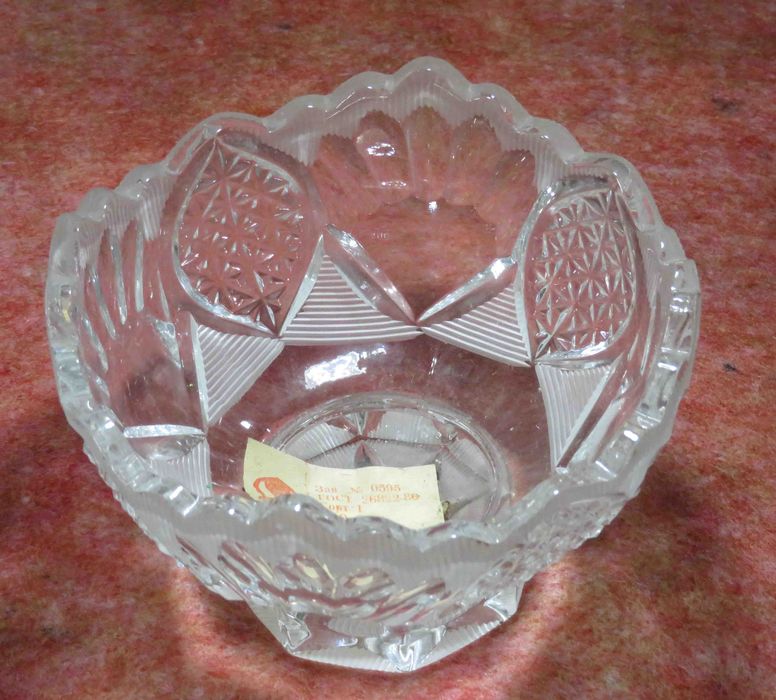 Вазы хрустальные советские разные