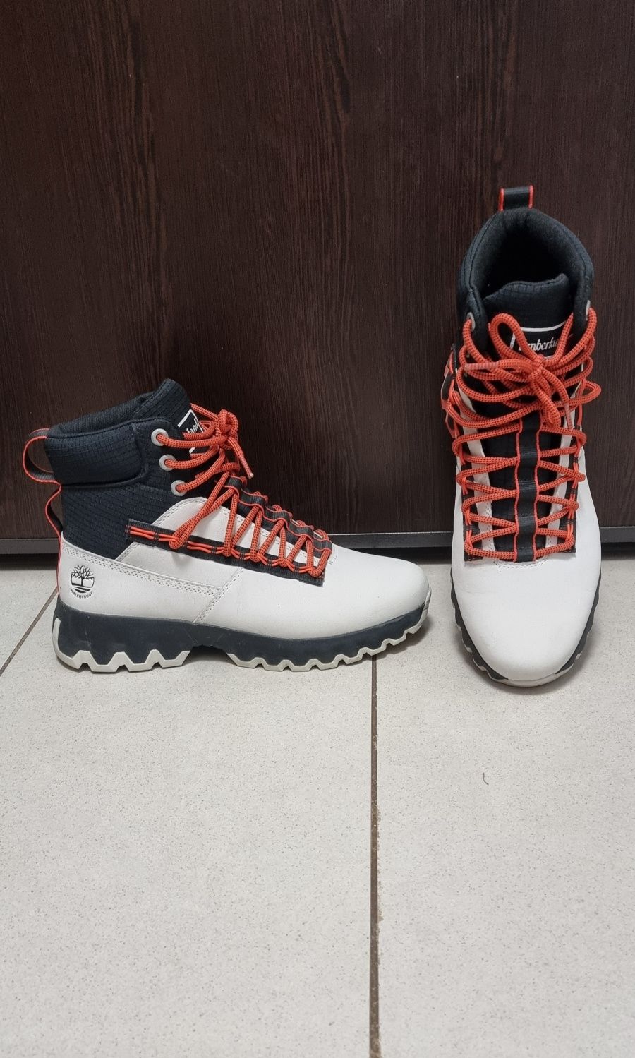 Ghete Timberland Albe GS Edge