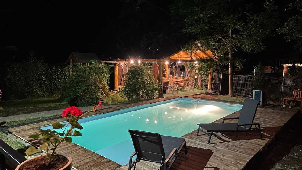 Cabană de închiriat cu piscină aproape de Cluj