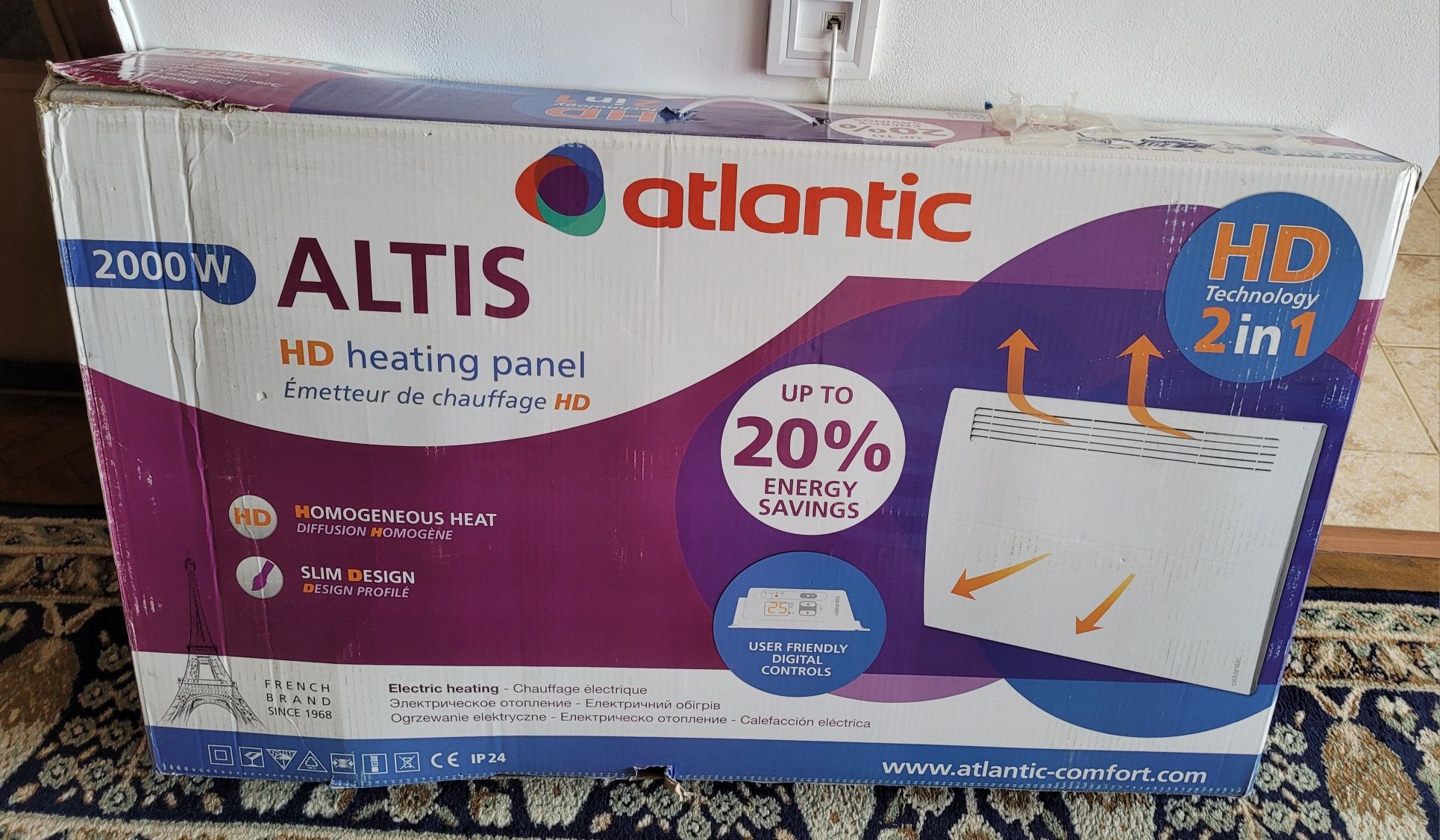 Конвектор Atlantic altis 2000W