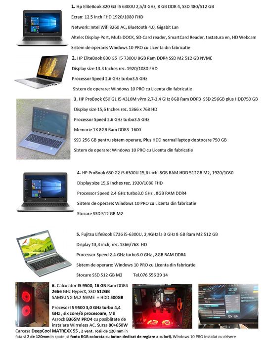 Reparatii calculatoare , laptopuri si upgrade calculatoare si laptopur