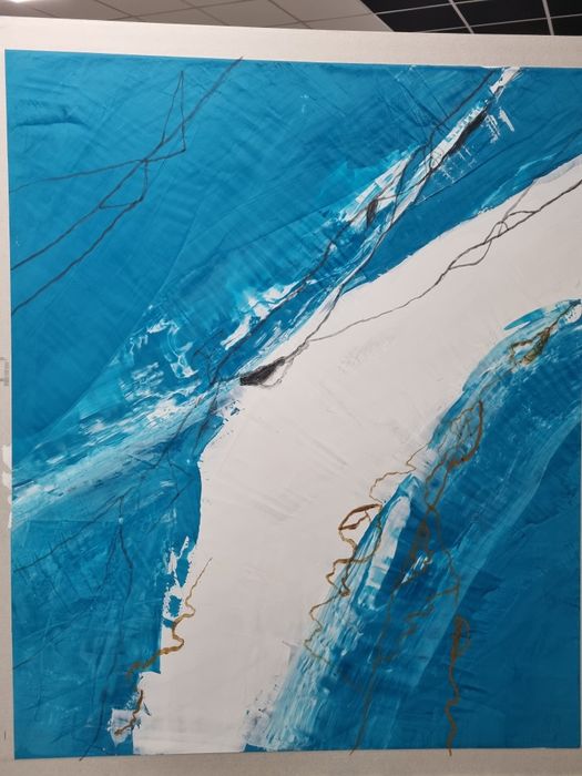 Stucco venetian efect marmura