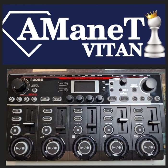 Amanet Vitan 107 Boss RC-505 MKII Tabletop Looper