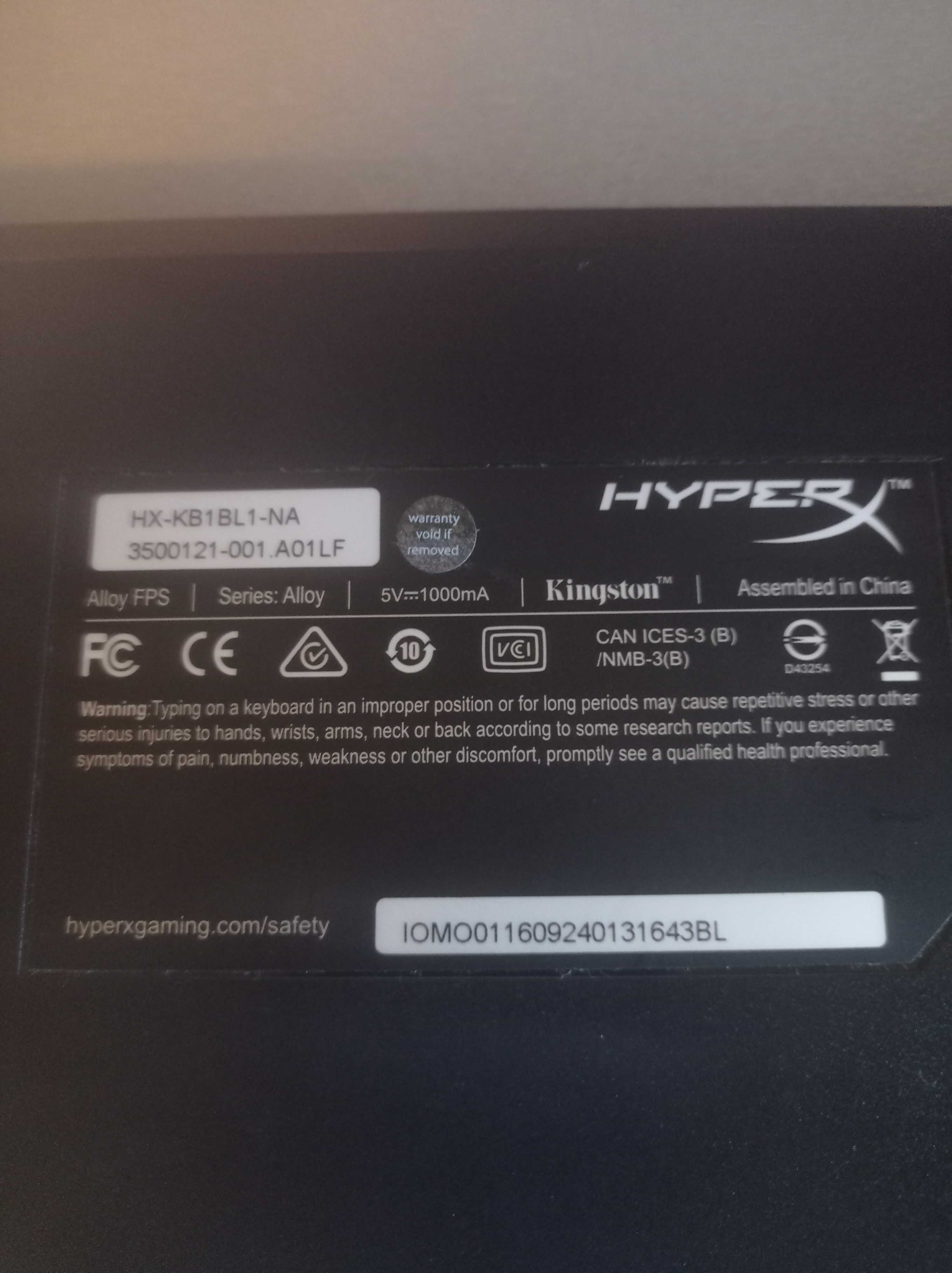 Геймърска клавиатура  HyperX  Pro
