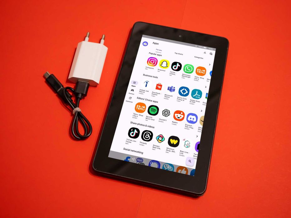 Amazon Fire 7 5th gen WiFi таблет - Работещ, Тестван, Бърз и стабилен