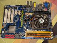 Kit placa de baza+procesor AMD athlon+4gb ram